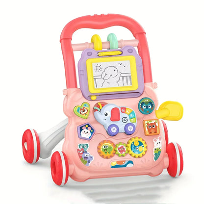 Baby Stroller Baby Learning To Walk Stroller Toys Music and Painting Walker Anti-rollover Multifunctional Walker Baby Gifts