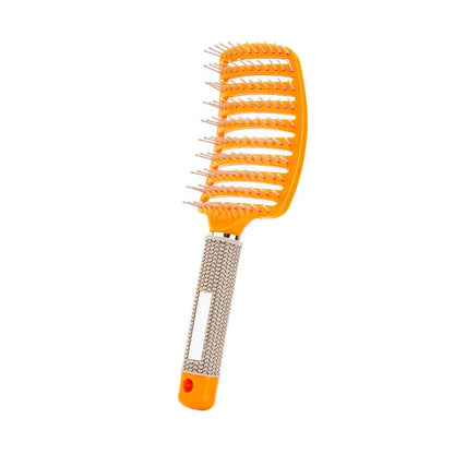 Hair Brush Scalp Massage Comb Hairbrush Bristle;Nylon Women Wet Curly Detangle Hair Brush for Salon Hairdressing Styling Tools