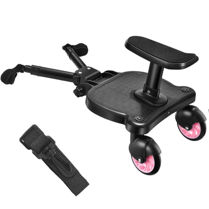 Upgrade Your Stroll with A 2-in-1 Sit and Stand Stroller Board for Second Baby - Compatible with Most Baby Strollers