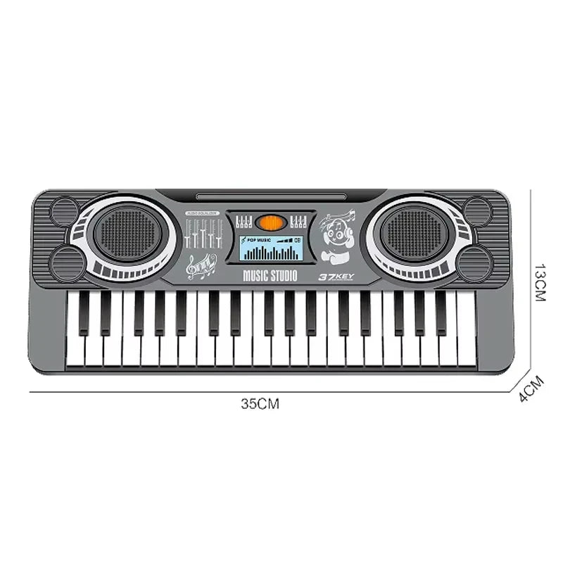 37-Key Kids Electronic Piano Keyboard, Portable Musical Toy for Toddlers & Children, Early Learning Educational Gift, Ages 3-9