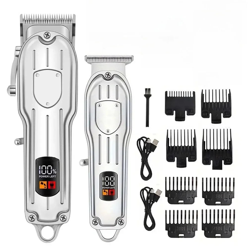 Hair Clippers for Men Professional, Barber Clippers and Trimmers Set, Cordless Hair Clippers for Hair Cutting Kit