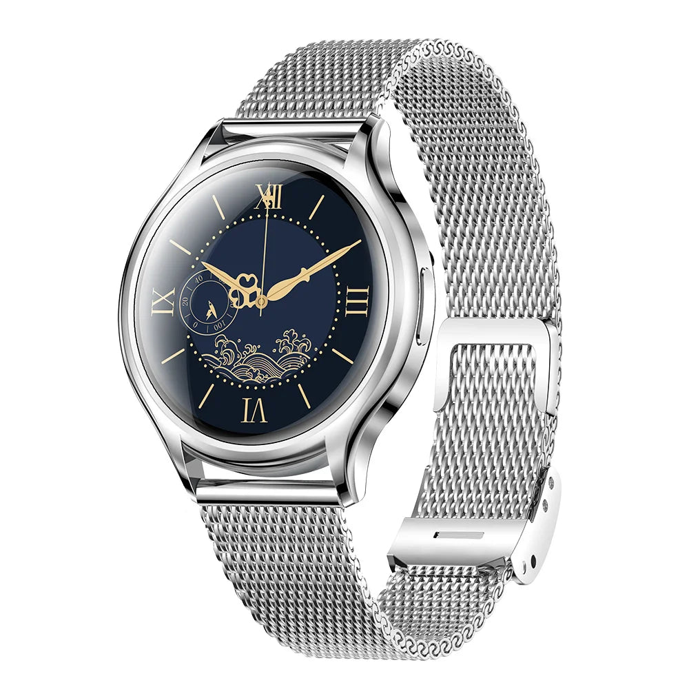 Smart Watch for Women Gifts 1.27 Inch Full Touch Screen Health Sports Fitness Watches Bluetooth Calls Digital Smartwatch Ladies