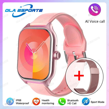 2026 Smart Watch For Android IOS Watches 2.01inch HD Display Bluetooth Call Message Alert Music Sports Smartwatch Men Women Gift