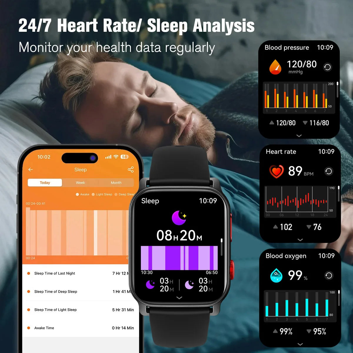 2026 NEW Smart Watches For Women Men Bluetooth Call Full Touch Screen Heart Rate Monitor Women’s Waterproof Smartwatch Ladies
