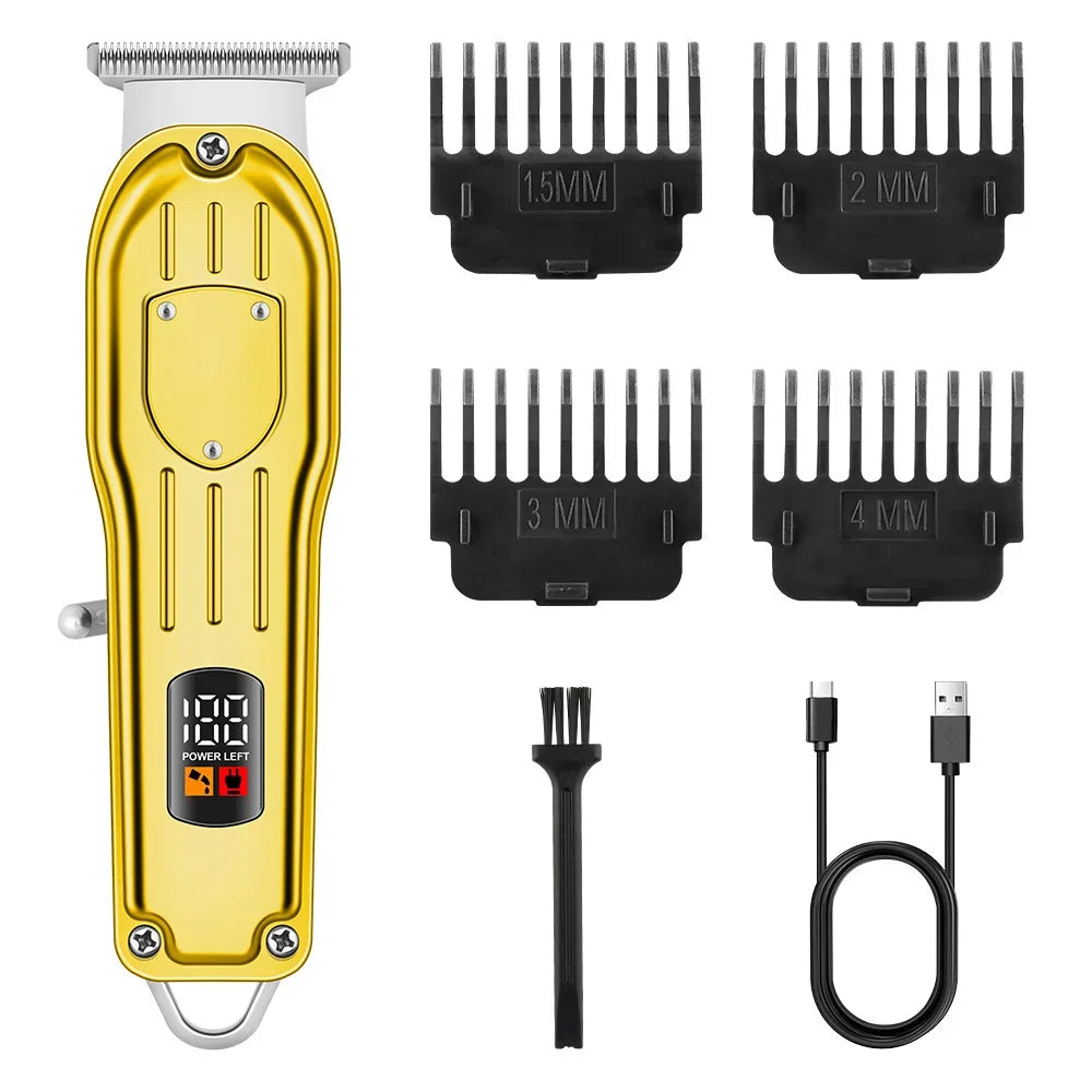 Hair Clippers for Men Professional, Barber Clippers and Trimmers Set, Cordless Hair Clippers for Hair Cutting Kit