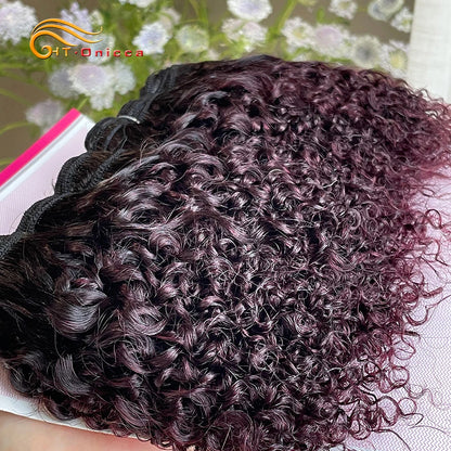 Curly Human Hair Bundles For Black Women Short Jerry Curly Bundles 6pcs/lot Brazilian Hair Weave Bundles 100% Human Hair