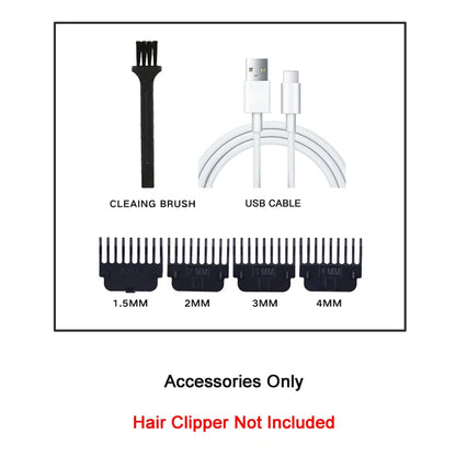 Professional Hair Clippers for Men - Cordless Rechargeable Zero Gapped T-Blade Hair Trimmer Electric Edgers Clippers