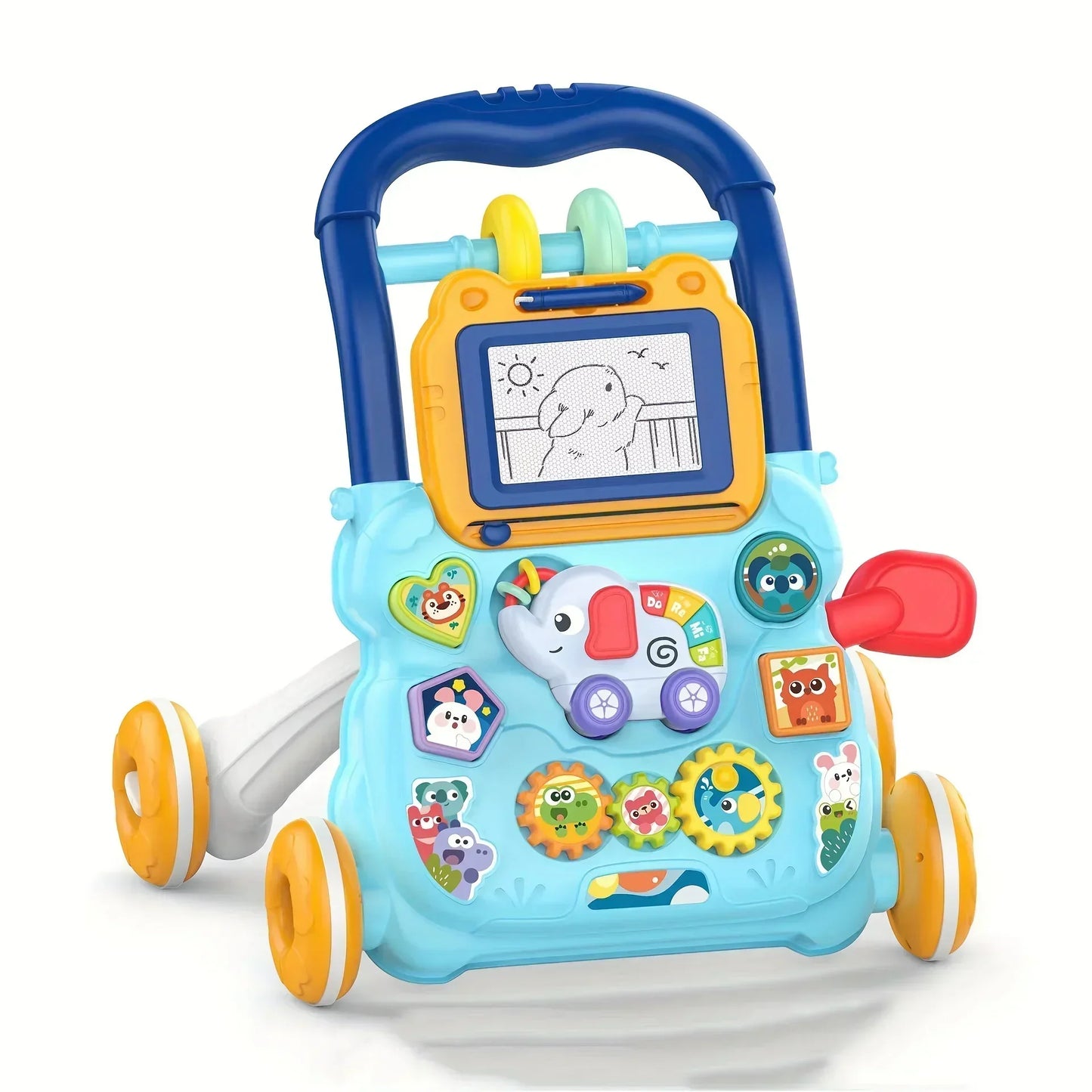 Baby Stroller Baby Learning To Walk Stroller Toys Music and Painting Walker Anti-rollover Multifunctional Walker Baby Gifts