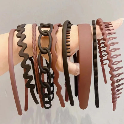 Hair Hoop for Women Washing Face, Pressing Hair Clip, Bangs, Broken Hair, Toothed Anti Slip Head Hoop, Divine Tool.