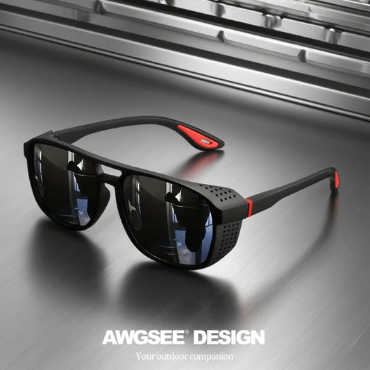 Professional Sports Sunglasses - Polarized Windproof UV400 for Cycling Running Outdoor Enthusiasts UV400