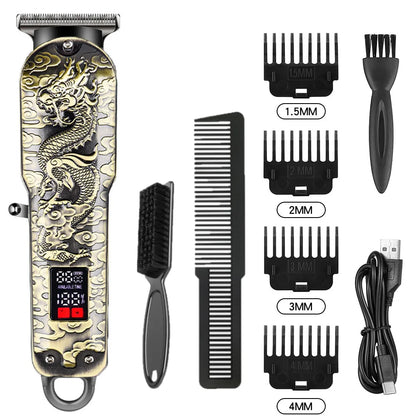 Professional Clippers and Trimmers Set,Beard Trimmer, Barber Clippers, Rechargeable Electric Shaver Hair Clippers for Men
