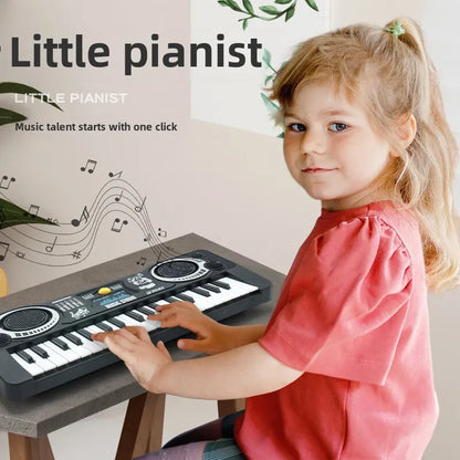 37-Key Kids Electronic Piano Keyboard, Portable Musical Toy for Toddlers & Children, Early Learning Educational Gift, Ages 3-9