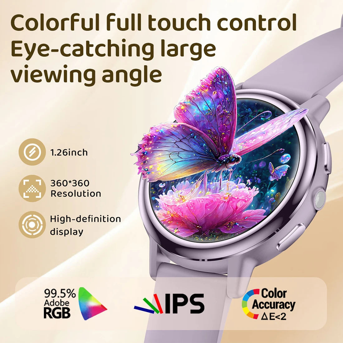 2026 New Smart Watch For Women Gift 1.26 Inch Full Touch Screen Sports Fitness Watches Bluetooth Calls Digital Smartwatch Ladies