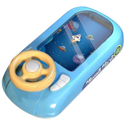 Toddler Simulated Driving Racing Car Game with Sound Interactive Simulation Racing Toy Car Racing Adventure Toy for Boys 4-6