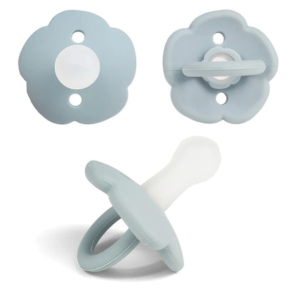 Baby pacifier super soft anti-flatulence, 0-3 to 6 months old imitation breast milk newborn baby sleep artifact