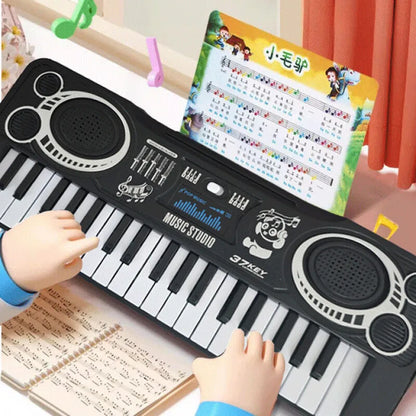 37-Key Kids Electronic Piano Keyboard, Portable Musical Toy for Toddlers & Children, Early Learning Educational Gift, Ages 3-9
