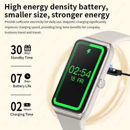 LIGE New Smart Watch Women Men 2025 Call Reminder 1.47" HD Screen Smartwatch For Android IOS Fitness Tracker Waterproof Watches