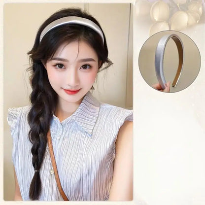 Hair clip wig for women, natural half-head cap, water wave long curly hair synthetic wig piece, wig accessory