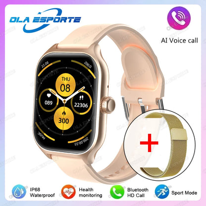 2026 Smart Watch For Android IOS Watches 2.01inch HD Display Bluetooth Call Message Alert Music Sports Smartwatch Men Women Gift