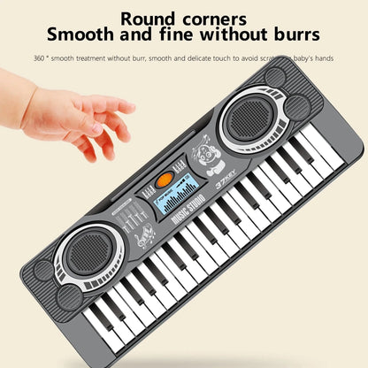 37-Key Kids Electronic Piano Keyboard, Portable Musical Toy for Toddlers & Children, Early Learning Educational Gift, Ages 3-9