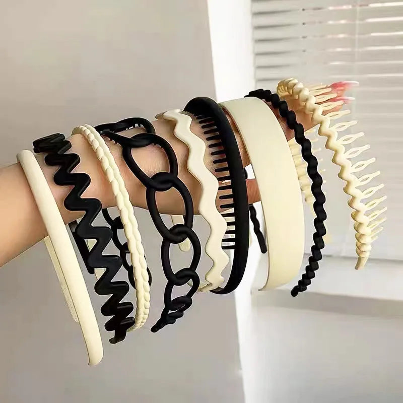Hair Hoop for Women Washing Face, Pressing Hair Clip, Bangs, Broken Hair, Toothed Anti Slip Head Hoop, Divine Tool.