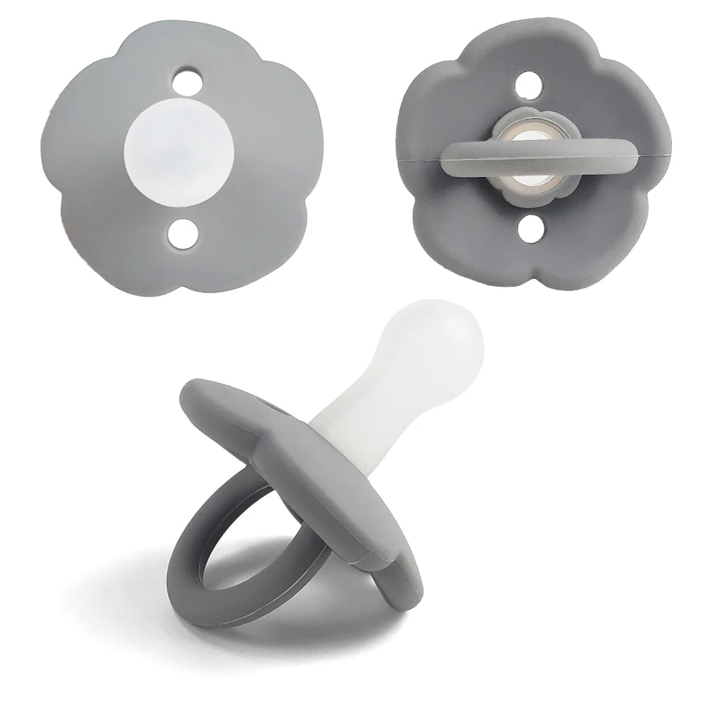Baby pacifier super soft anti-flatulence, 0-3 to 6 months old imitation breast milk newborn baby sleep artifact