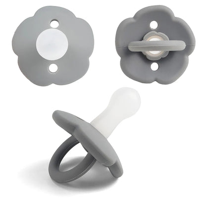 Baby pacifier super soft anti-flatulence, 0-3 to 6 months old imitation breast milk newborn baby sleep artifact