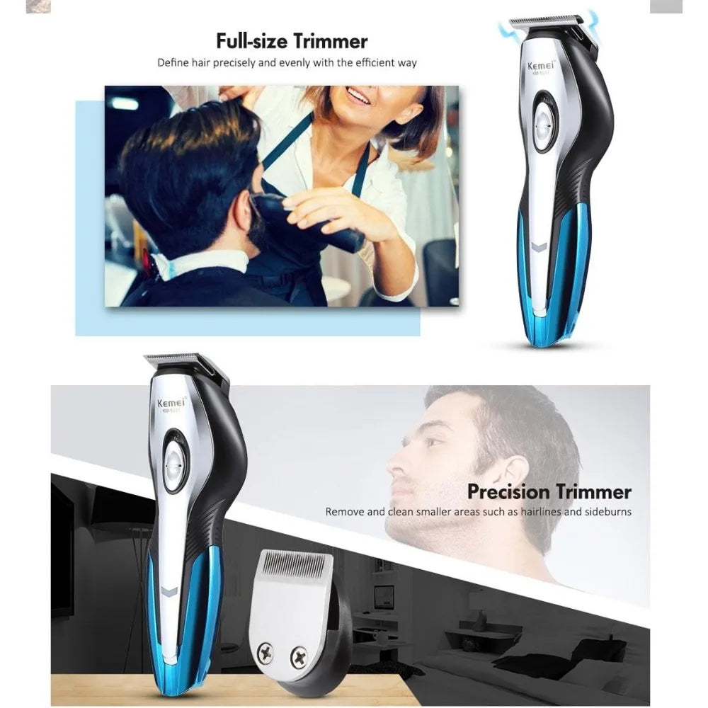 Rechargeable Cordless Hair Clippers Trimmer Grooming Kit for Men Beard Razor Cutting Nose Ear Hair Removal Tool