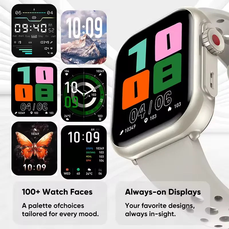 2026 New For Xiaomi Smart Watch Men Women 1.83-Inch HD AMOLED Full Touch Screen IP68 Waterproof Bluetooth Call SmartWatch Man