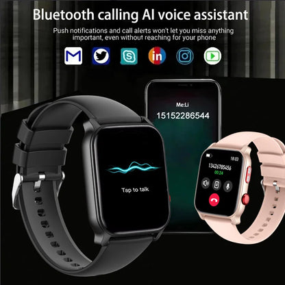 2026 NEW Smart Watches For Women Men Bluetooth Call Full Touch Screen Heart Rate Monitor Women’s Waterproof Smartwatch Ladies