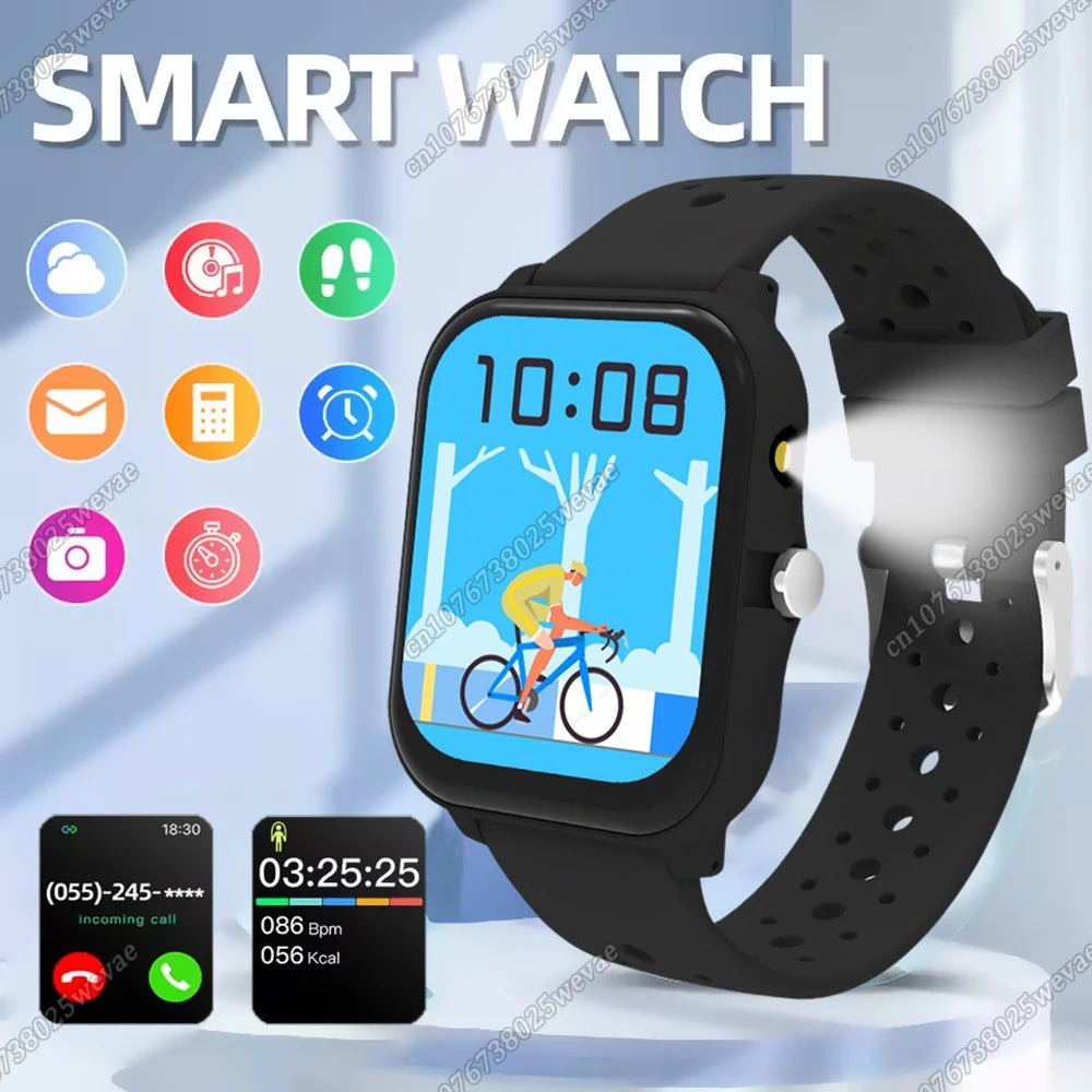 Smart Watch For Men Women Gift 1.83 Inch Full Touch Screen Sport Fitness Watches BT Calls Digital Smartwatch Wristwatch 2026 New
