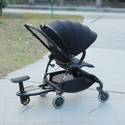 Universal Baby Stroller Accessories Strollers Step Board Adapter with Seat Twins Scooter Baby Accessories Baby Pram Hitchhiker
