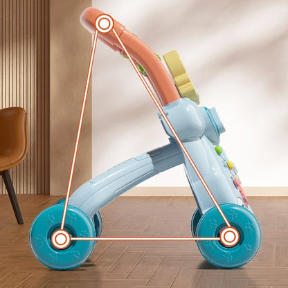 Baby Stroller Baby Learning To Walk Stroller Toys Music and Painting Walker Anti-rollover Multifunctional Walker Baby Gifts