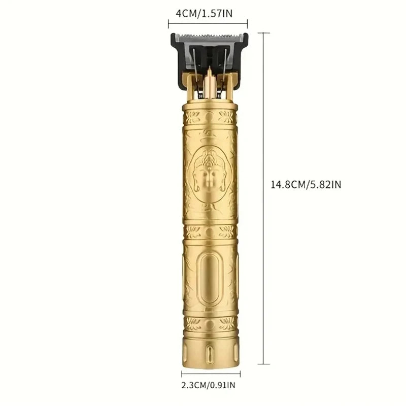 Professional Hair Clippers for Men - Cordless Rechargeable Zero Gapped T-Blade Hair Trimmer Electric Edgers Clippers