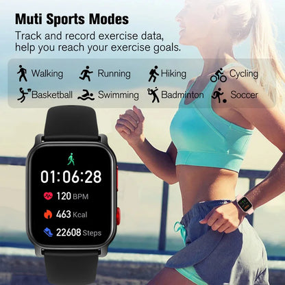 2026 NEW Smart Watches For Women Men Bluetooth Call Full Touch Screen Heart Rate Monitor Women’s Waterproof Smartwatch Ladies