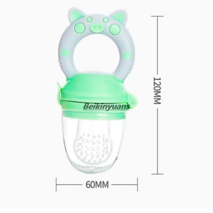 Newborn Pacifier Feeder For Baby pacifier Food Grade Silicone PP Training Nipple Milk Fresh Fruit Nibbler Teat Pacifier Bottles