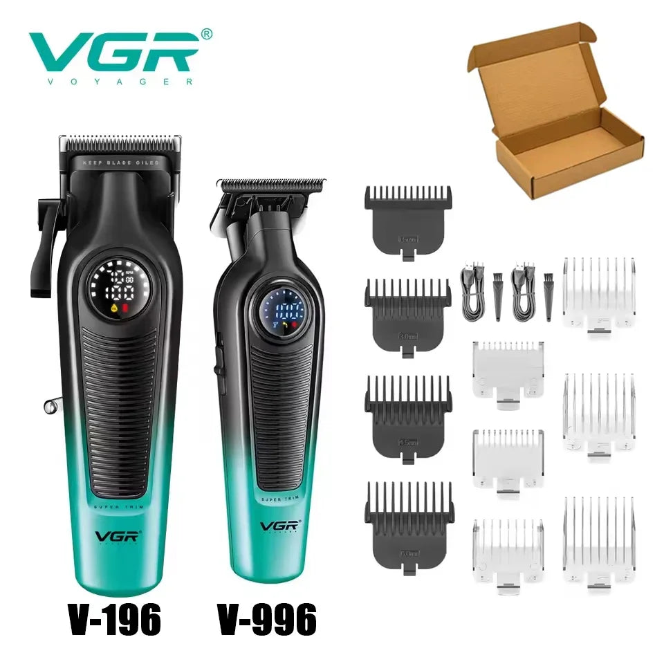 Hair Clippers Men Professional Kit DLC Blade 10000RPM Cordless Barber Machines Barber Machine VGR V-196 V-996 ROSYOUS RS-620