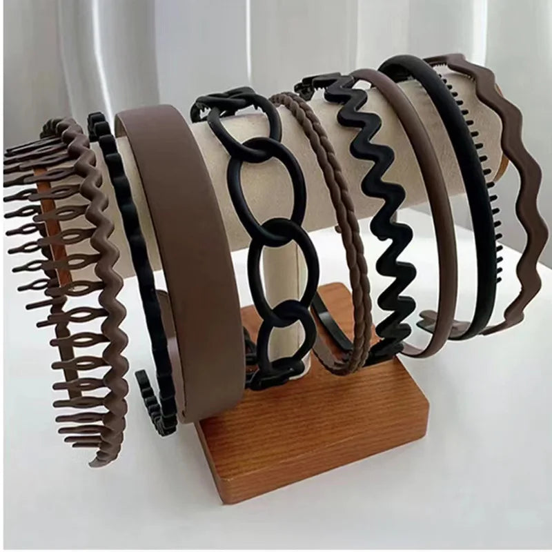 Hair Hoop for Women Washing Face, Pressing Hair Clip, Bangs, Broken Hair, Toothed Anti Slip Head Hoop, Divine Tool.