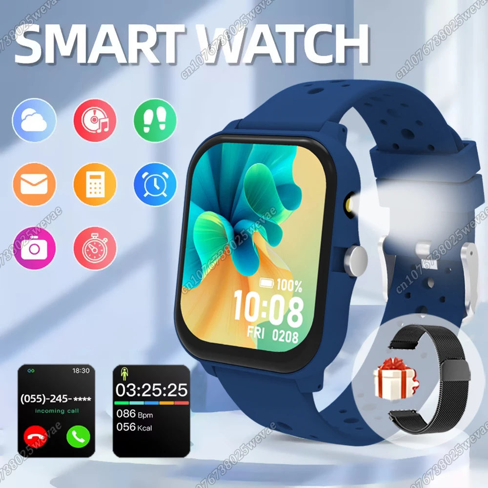 Smart Watch For Men Women Gift 1.83 Inch Full Touch Screen Sport Fitness Watches BT Calls Digital Smartwatch Wristwatch 2026 New