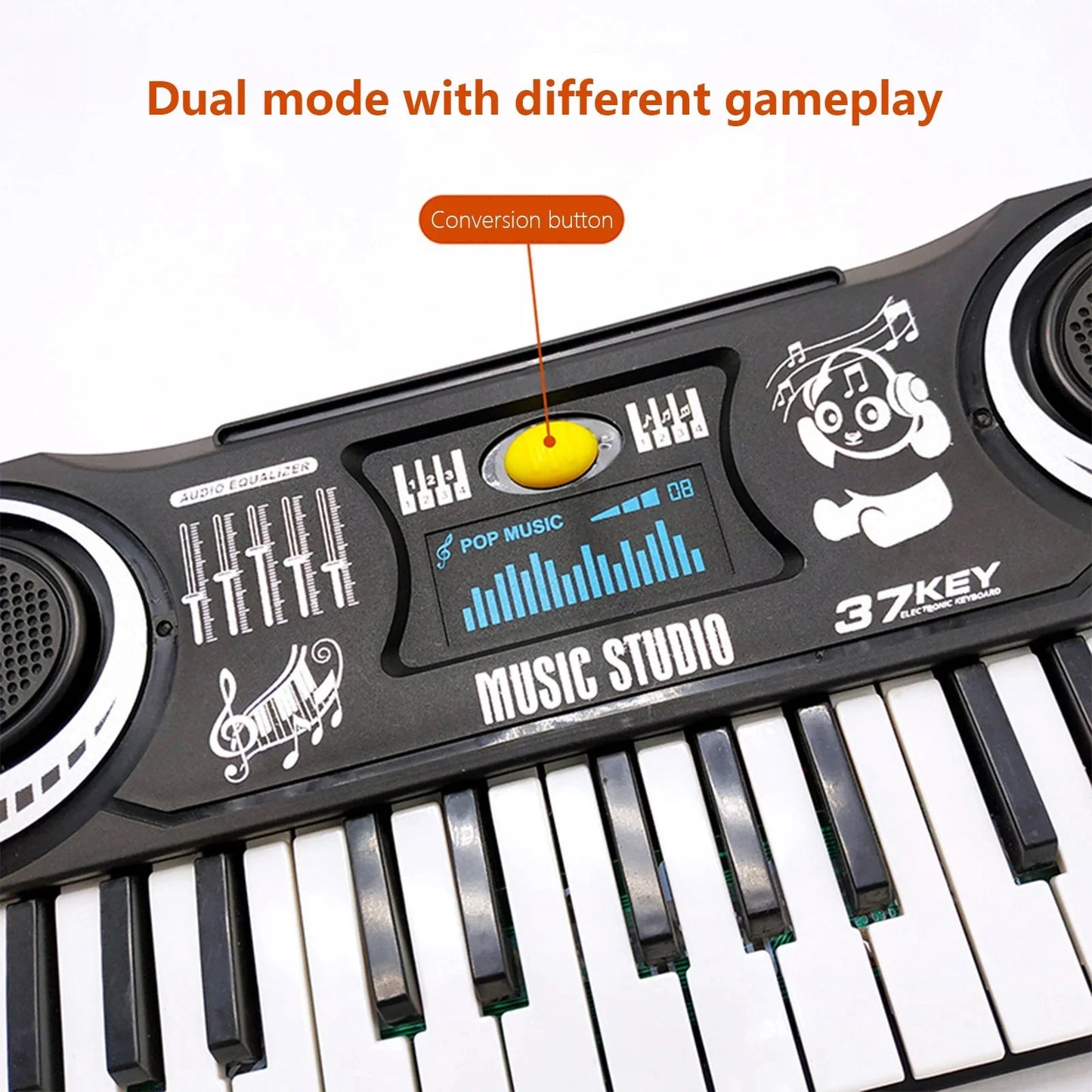 37-Key Kids Electronic Piano Keyboard, Portable Musical Toy for Toddlers & Children, Early Learning Educational Gift, Ages 3-9