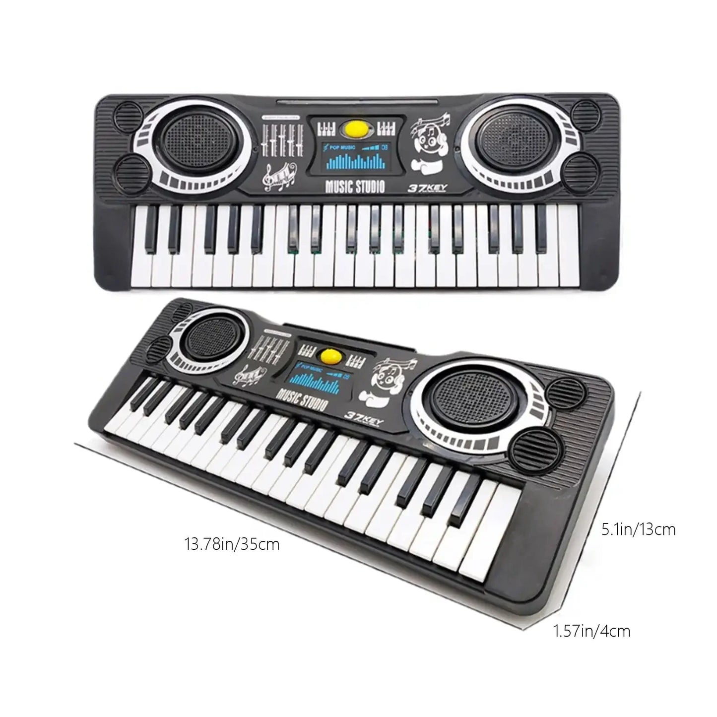 37-Key Kids Electronic Piano Keyboard, Portable Musical Toy for Toddlers & Children, Early Learning Educational Gift, Ages 3-9
